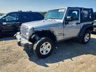 2016 Jeep Wrangler Sport Серебряный vin: 1C4AJWAG6GL158447