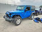 2016 Jeep Wrangler Sport Синий vin: 1C4AJWAG6GL187771