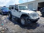 2016 Jeep Wrangler Unlimited Sport White vin: 1C4BJWDG0GL310318