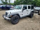 2016 Jeep Wrangler Unlimited Sport White vin: 1C4BJWDG3GL104300