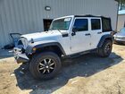 2016 Jeep Wrangler Unlimited Sport Белый vin: 1C4BJWDG3GL200007