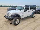 2016 Jeep Wrangler Unlimited Sport White vin: 1C4BJWDG4GL264458