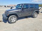 2016 Jeep Wrangler Unlimited Sport Серый vin: 1C4BJWDG4GL324240