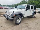 2016 Jeep Wrangler Unlimited Sport White vin: 1C4BJWDG6GL206013