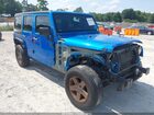 2016 Jeep Wrangler Unlimited Freedom Синий vin: 1C4BJWDG7GL192901