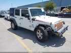 2018 Jeep Wrangler Jk Unlimited Sport S 4x4 White vin: 1C4BJWDG7JL882400