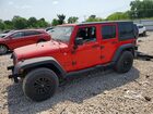 2016 Jeep Wrangler Unlimited Sport Red vin: 1C4BJWDG8GL285300