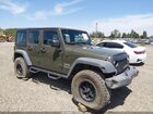2016 Jeep Wrangler Unlimited Sport Green vin: 1C4BJWDGXGL140923
