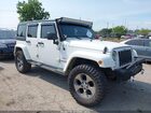 2016 Jeep Wrangler Unlimited Sahara White vin: 1C4BJWEG3GL193624