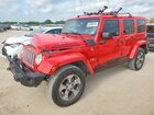 2016 Jeep Wrangler Unlimited Sahara Red vin: 1C4BJWEG7GL107375