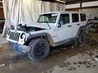 2017 Jeep Wrangler Unlimited Sahara Белый vin: 1C4BJWEG8HL678875