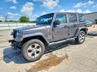 2016 Jeep Wrangler Unlimited Sahara Gray vin: 1C4BJWEG9GL181431