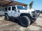 2016 Jeep Wrangler Unlimited Rubicon White vin: 1C4BJWFG2GL230323