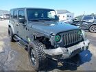 2016 Jeep Wrangler Unlimited Rubicon Gray vin: 1C4BJWFG2GL240429