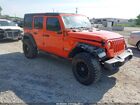 2018 Jeep Wrangler Unlimited Sport S 4x4 Orange vin: 1C4HJXDG3JW220828