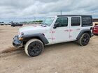 2020 Jeep Wrangler Unlimited Sport White vin: 1C4HJXDN1LW129266