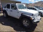 2020 Jeep Wrangler Unlimited Sport S 4x4 White vin: 1C4HJXDN3LW127535
