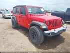 2021 Jeep Wrangler Unlimited Sport 4x4 Red vin: 1C4HJXDN3MW502597
