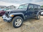 2019 Jeep Wrangler Unlimited Sport Black vin: 1C4HJXDN4KW636161