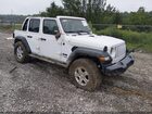 2021 Jeep Wrangler Unlimited Sport S 4x4 White vin: 1C4HJXDN4MW791361