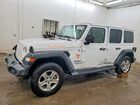 2021 Jeep Wrangler Unlimited Sport White vin: 1C4HJXDN5MW636446