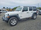 2019 Jeep Wrangler Unlimited Sport White vin: 1C4HJXDN8KW593119