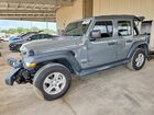 2021 Jeep Wrangler Unlimited Sport Gray vin: 1C4HJXDN8MW617759