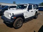 2021 Jeep Wrangler Unlimited Sport Белый vin: 1C4HJXDN8MW762400