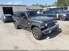 2018 Jeep Wrangler Unlimited Sahara 4x4 Серый vin: 1C4HJXEG5JW127775