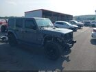 2020 Jeep Wrangler Unlimited Sahara 4x4 Gray vin: 1C4HJXEMXLW335594