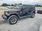 2021 Jeep Wrangler Unlimited Sahara Black vin: 1C4HJXEN0MW684032