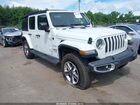 2021 Jeep Wrangler Unlimited Sahara 4x4 White vin: 1C4HJXEN2MW548971