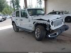 2019 Jeep Wrangler Unlimited Sahara 4x4 White vin: 1C4HJXEN4KW618449