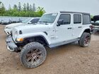 2021 Jeep Wrangler Unlimited Sahara Белый vin: 1C4HJXEN9MW791435