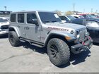 2019 Jeep Wrangler Unlimited Rubicon 4x4 Gray vin: 1C4HJXFG6KW661433