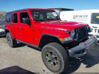 2018 Jeep Wrangler Unlimited Rubicon 4x4 Red vin: 1C4HJXFG8JW128126