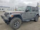 2019 Jeep Wrangler Unlimited Rubicon Серый vin: 1C4HJXFN1KW576546