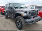 2018 Jeep Wrangler Unlimited Rubicon 4x4 Серый vin: 1C4HJXFN5JW331604