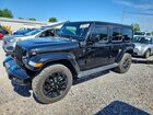 2021 Jeep Wrangler Unlimited Sahara 4xe Черный vin: 1C4JJXP64MW643233