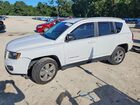 2017 Jeep Compass Sport White vin: 1C4NJCBA6HD123137