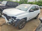 2017 Jeep Compass Sport White vin: 1C4NJDBB5HD112130