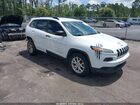 2016 Jeep Cherokee Sport White vin: 1C4PJLAB2GW160966