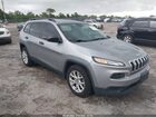 2016 Jeep Cherokee Sport Gray vin: 1C4PJLAB4GW307904