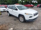 2016 Jeep Cherokee Sport White vin: 1C4PJLAB8GW238196