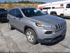 2017 Jeep Cherokee Sport Fwd Silver vin: 1C4PJLAB9HD225096