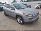 2016 Jeep Cherokee Limited Silver vin: 1C4PJLDB9GW247663