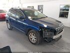 2018 Jeep Cherokee Latitude Plus Fwd Blue vin: 1C4PJLLB0JD584162