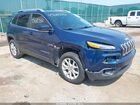 2018 Jeep Cherokee Latitude Plus Fwd Blue vin: 1C4PJLLB1JD595106