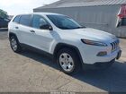 2016 Jeep Cherokee Sport White vin: 1C4PJMAB4GW313840
