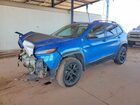 2018 Jeep Cherokee Trailhawk Blue vin: 1C4PJMBB2JD579617